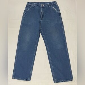 Carhartt Men's Indigo Blue Straight Jeans